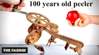 100 years old rusty apple peeler - restoration
