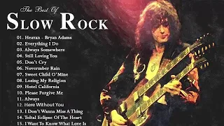 Best Slow Rock Rock Ballads 70' 80' 90' Playlits - Scorpions,  Bon Jovi, U2, Aerosmith ,Led Zeppelin