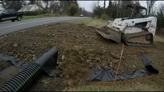 Installing a driveway entrance