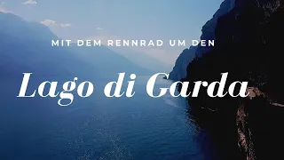 I rode around the Lake Garda with my bicycle