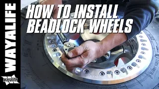 HOW TO INSTALL Beadlock Wheels - KMC XD231 RG & Cooper STT Pro Tires