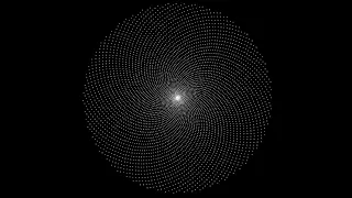 2D gravity simulation with 5000 particles