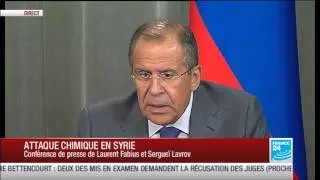 Sergueï Lavrov : "le rapport de l'ONU mérite d'être examiné".
