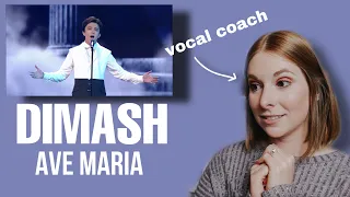 Vocal Coach reacts to Dimash-“Ave Maria”