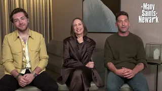 Michael Gandolfini, Vera Farmiga, Jon Bernthal THE MANY SAINTS OF NEWARK Interview