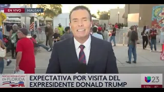 En vivo visita de Donald Trump a Hialeah y noche republicana en el sur de Florida