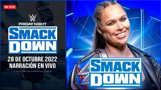 WWE SmackDown 28 de OCTUBRE 2022 EN VIVO | Narración EN VIVO | ROMAN REIGNS DESTRUYE A JEY USO