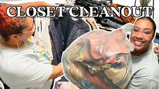 2022 Fall Extreme Closet Cleanout | Taking everything out of my closet and decluttering at 10 pm