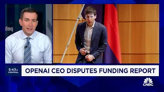 OpenAI CEO Sam Altman disputes AI chip funding report