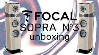 FOCAL SOPRA N°3 3-WAY HIGH-END FLOORSTANDING LOUDSPEAKERS unboxing