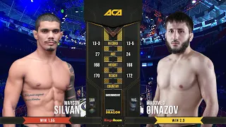 Майкон Силван vs. Магомед Гиназов | Maycon Silvan vs. Magomed Ginazov | ACA 98