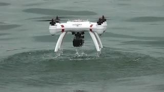 Mariner Quadcopter Takeoff and landing from River
