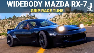 Forza Horizon 5 Tuning - 1997 Mazda RX-7 Rocket Bunny Widebody - FH5 Race Build, Tune & Gameplay