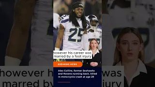 Alex Collins, former Seahawks and Ravens running back, killed in motorcycle crash at age 28 #news