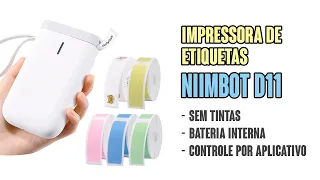 Impressora térmica de etiquetas / rotuladora - Niimbot D11