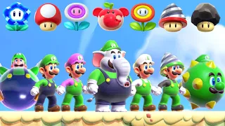 Super Mario Bros. Wonder - All Luigi Power-Ups