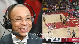 Gus Johnson - "Brinae Alexander had her sh*t blocked" 💀