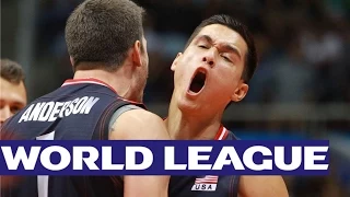 World League Finals: USA v France Highlights - US Roar Past France