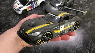 Mercedes-AMG GT 3.Обзор и распаковка модели Mercedes-AMG GT 3 от MOTORMAX.Масштаб 1/24.