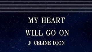 Practice Karaoke♬ My Heart Will Go On - Celine Dion【With Guide Melody】 Instrumental, Lyric, BGM