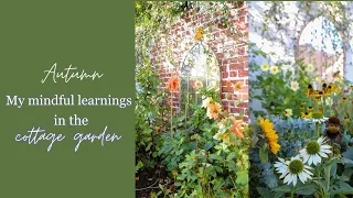 A mindful moment in the Autumn cottage garden 😌🌿