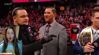 WWE Raw 3/26/18 Bo Dallas turns on The Miz