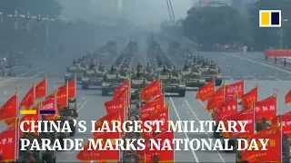 China's largest military parade marks National Day