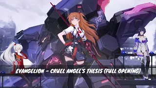 Evangelion - Cruel angel's thesis (opening) | English | Amalee [ Lyrics + Vietsub ] // Anime music