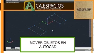 MOVING OBJECTS IN AUTOCAD