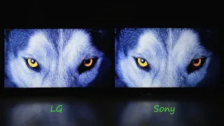 Sony KDL-40W705C vs LG 40UF695V LED TV test/review/first look