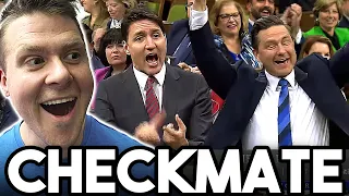 "Give Him a Round of Applause" Pierre HUMILIATES Trudeau with his OWN WORDS