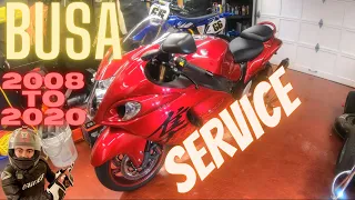 Air Filter And Spark Plugs Replacement On 2nd Gen Hayabusa 2008-2020.