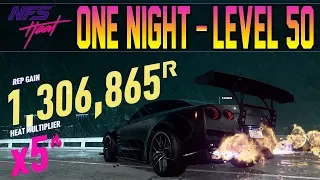 Need For Speed Heat - One Night: 1.3 Million REP! Level 50 + Heat LVL 5 Tricks