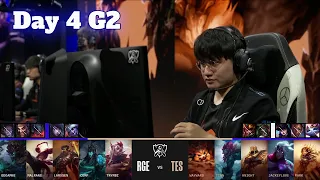 RGE vs TES | Day 4 LoL Worlds 2022 Main Group Stage | Rogue vs Top Esports - Groups full game