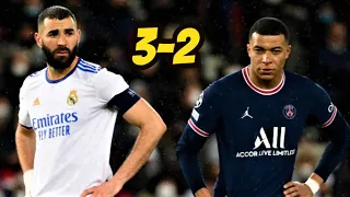 Real Madrid vs Paris Saint Germain 3-2 (agg) - All Goals 2022 (English Commentary)