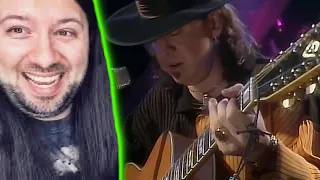 Musician REACTS STEVIE RAY VAUGHAN 1990 MTV Unplugged Acoustic 12 String Solo FIRST TIME REACTION