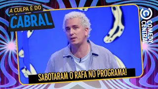 Sabotaram o Rafael Portugal no Jogo do Balão | A Culpa É Do Cabral no Comedy Central