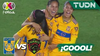 ¡EMPATE Y CLASIFICA! Gol de Reyes | Tigres 1-0 Juárez | Liga Mx Femenil - CL2024 - 4tos | TUDN