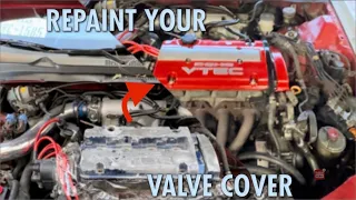 How To Paint Your Valve Cover! Painting and Replacing the Prelude’s Valve Cover