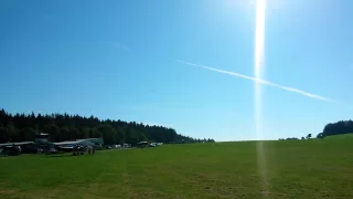 P-40 Warhawk Überflug auf dem Degerfeld