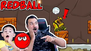 REDBALL'DA BOMBA ATAN MASKELİ DÜŞMAN! YENİ BÖLÜMLER! | EGEMEN KAAN İLE REDBALL OYNUYORUZ