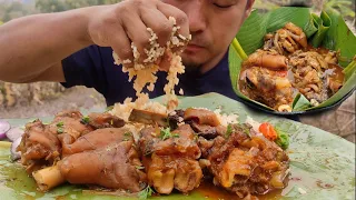 eating buffalo leg || enjoying nature to the fullest || kents vlog