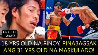 18 YRS OLD NA PINOY PINABAGSAK ANG 31 YRS OLD NA KNOCKOUT ARTIST!