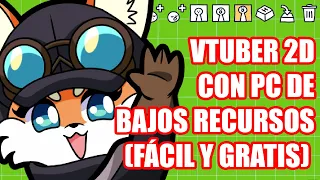 VTuber 2D en PC de BAJOS REQUISITOS FÁCIL y GRATIS 👌 | BitsyFoxy