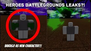 Secret found in Heroes Battlegrounds |Bakugo as new character!?|