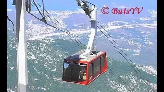 Турция. На канатке к вершине горы Тахталы. Turkey. On the cable car - to the top of Tahtali mountain