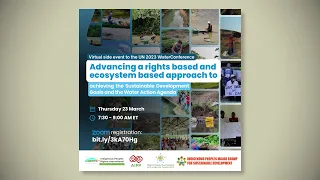 Advancing a rights based and ecosystem based approach to achieving the Sustainable Development Goals