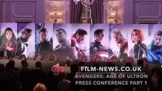 Avengers: Age of Ultron I Press Conference Part 1 I Film-News.co.uk