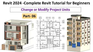 6. Revit 2024 - Complete Revit Tutorial for Beginners -  Change or Modify Project Units