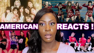 AMERICAN Girl REACTS to K-POP Girl Groups!! (FIRST TIME REACTION)